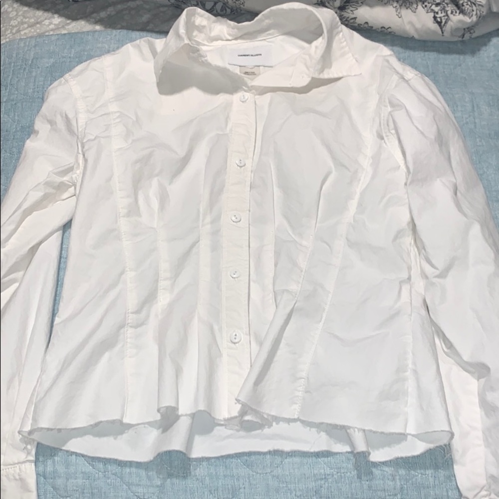 SOLD!! Current Elliot Distressed Button Down Shirt - Picture 10 of 12